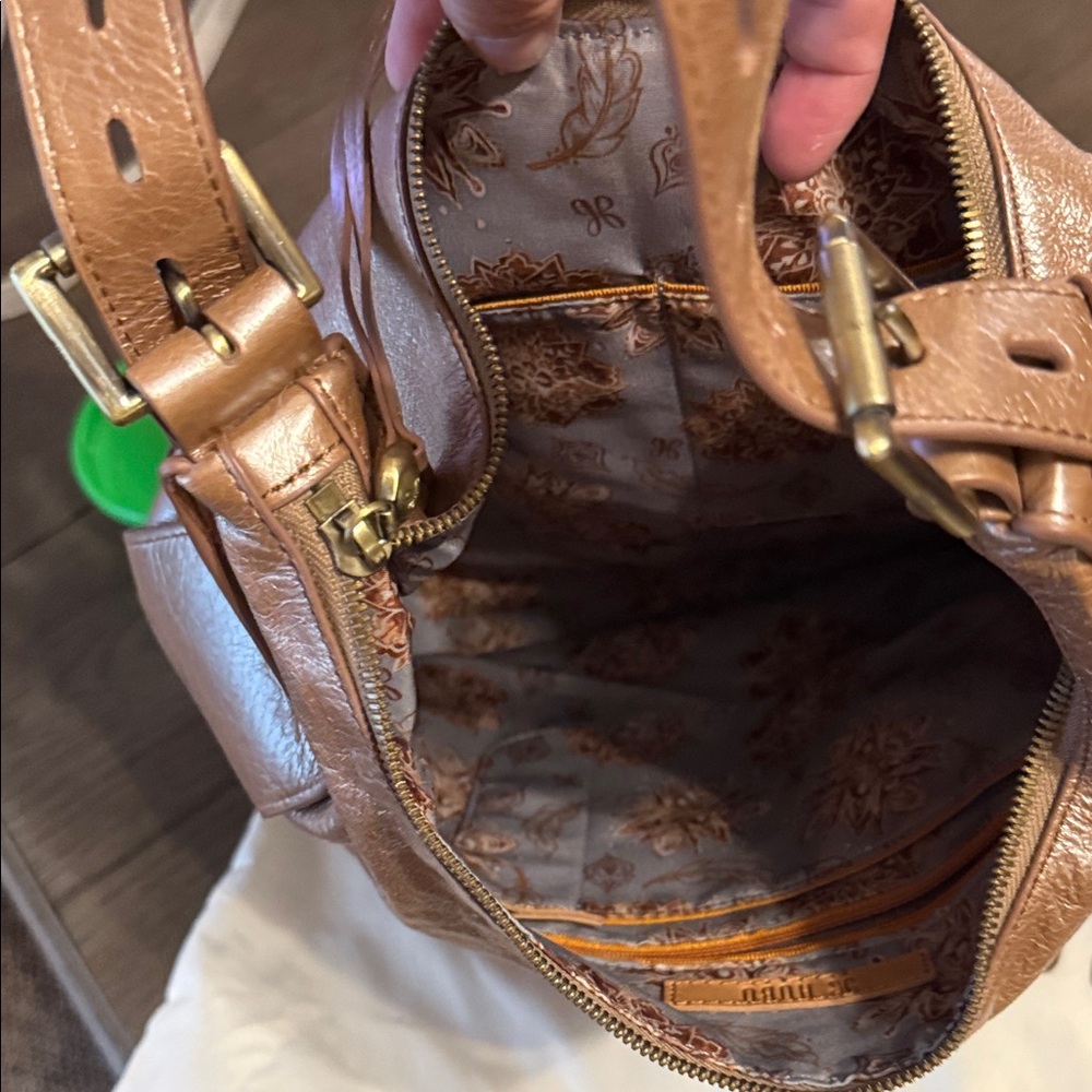 HOBO Light Brown Leather Hobo Bag - Picture 4 of 5